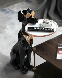 Cute Loyal Dog Sculpture