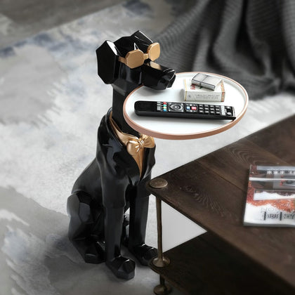 Cute Loyal Dog Sculpture