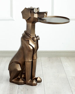 Cute Loyal Dog Sculpture