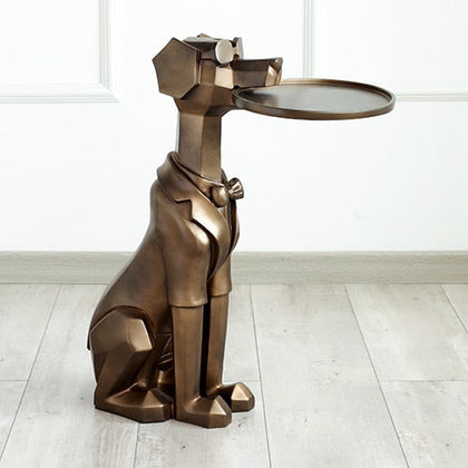 Cute Loyal Dog Sculpture