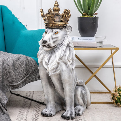 King Lion Sculpture