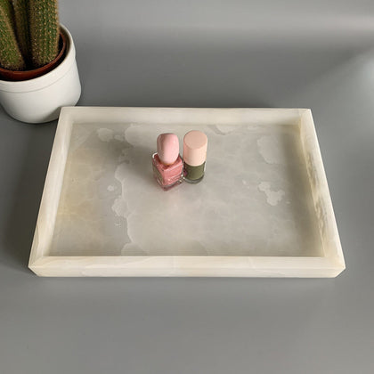 Natural Marble Vanity Tray