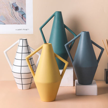 Nordic Geometric Vase